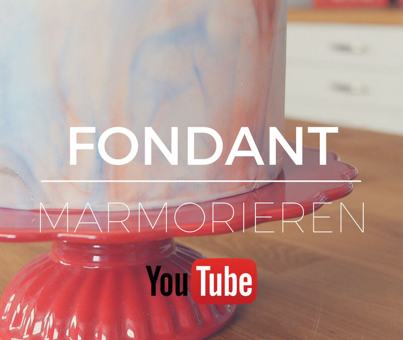 Fondant marmorieren auf YouTube - Anleitung und DIY