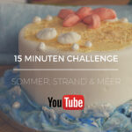 15 Minuten Challenge auf YouTube - Sommer, Strand & Meer - Seestern, Muscheln und Wellen als Tortendeko