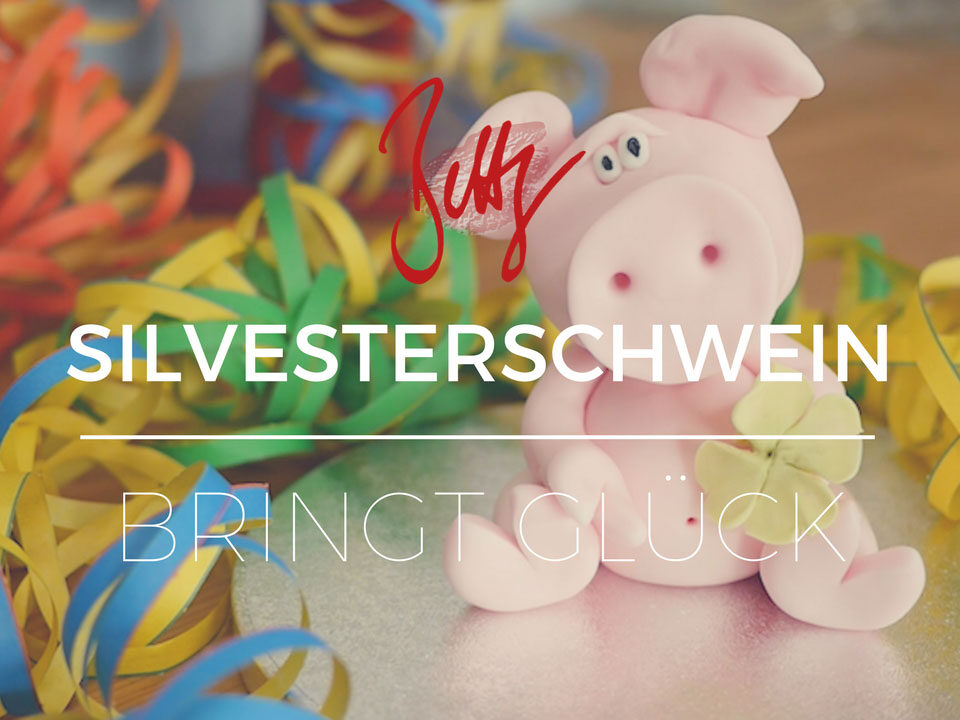 Silvesterschwein bringt Glück - Glücksschwein nach 1-2-3 Methode by Bettys Sugar Dreams