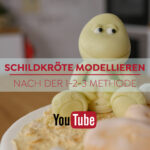 Schildkröte modellieren - Anleitung 1-2-3 Methode Bettys Sugar Dreams